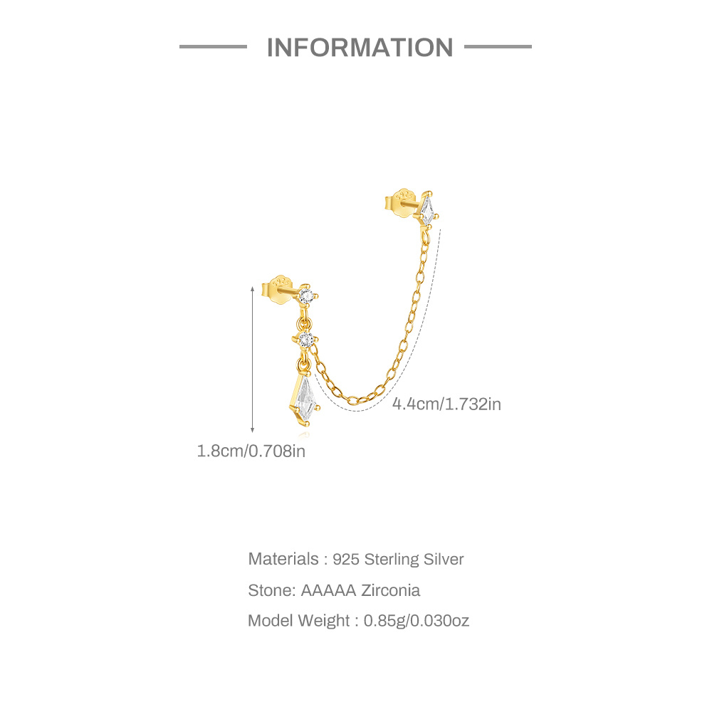 Aide 925 スターリングシルバーシングル 1PC タッ - Body Jewelry Ear のレビューと価格