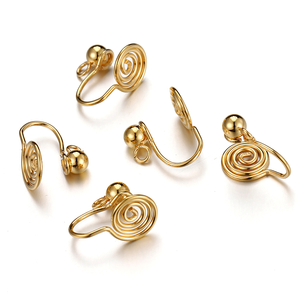 10個入り ステンレス製 イヤークリップ スパイラルイヤリン - Body Jewelry Ear のレビューと価格