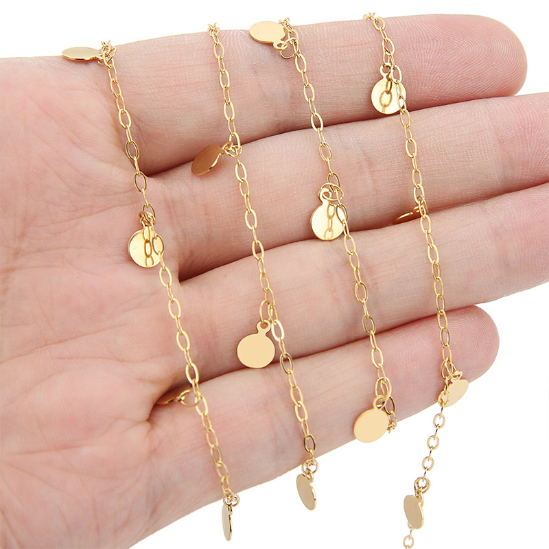 1メートルステンレス鋼6mmディスク手作りチェーンDIYジュ - Body Jewelry のレビューと価格