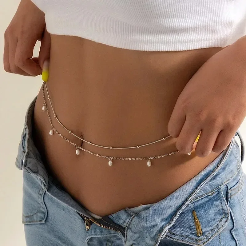 女性用バタフライチェーン,セクシーなベリーベルト,ボディジュ - Body Jewelry Beach のレビューと価格