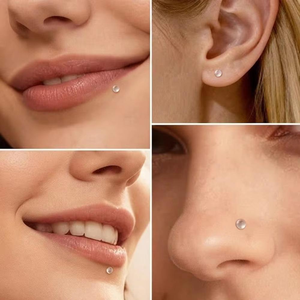 20個/箱アクリル円形球形唇釘/イヤリングソフトPP材料プッ - Body Jewelry Materials のレビューと価格