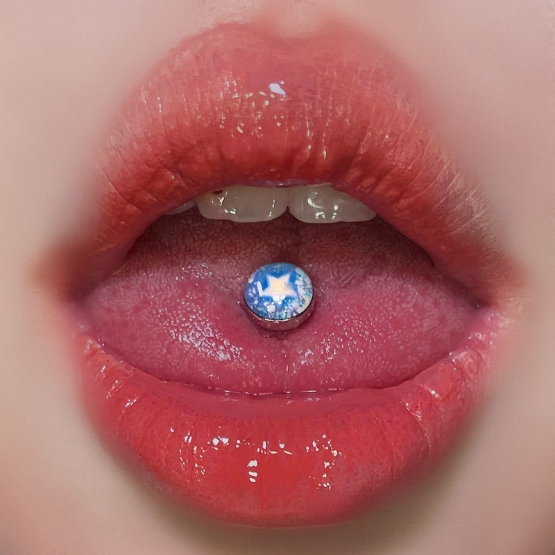 1Pc 新しいトレンディな甘いクールなスタイルのステンレス鋼 - Body Jewelry Quality のレビューと価格