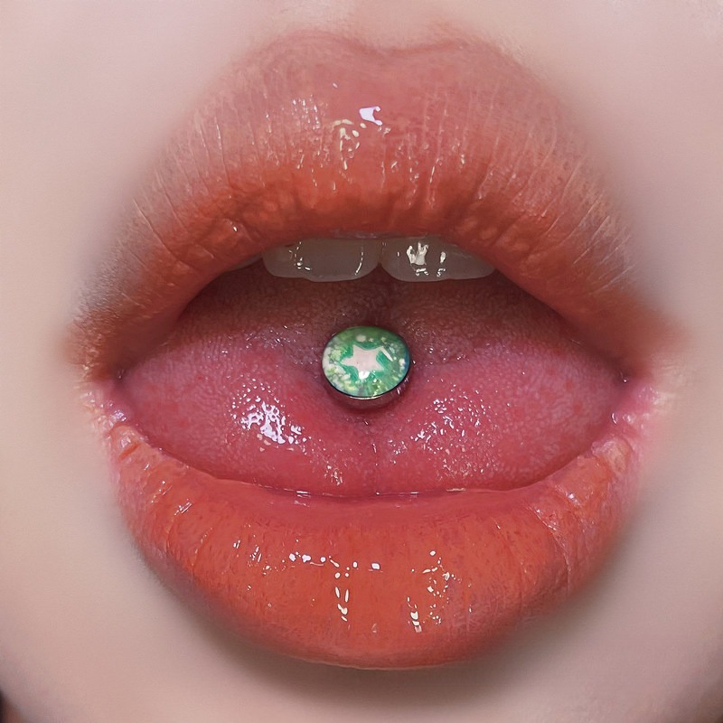 1Pc 新しいトレンディな甘いクールなスタイルのステンレス鋼 - Body Jewelry Quality のレビューと価格