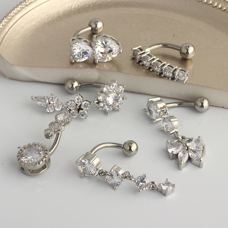へそピアス ダングルベリーリング サージカルステンレス 14 - Body Jewelry Belly Button Rings のレビューと価格