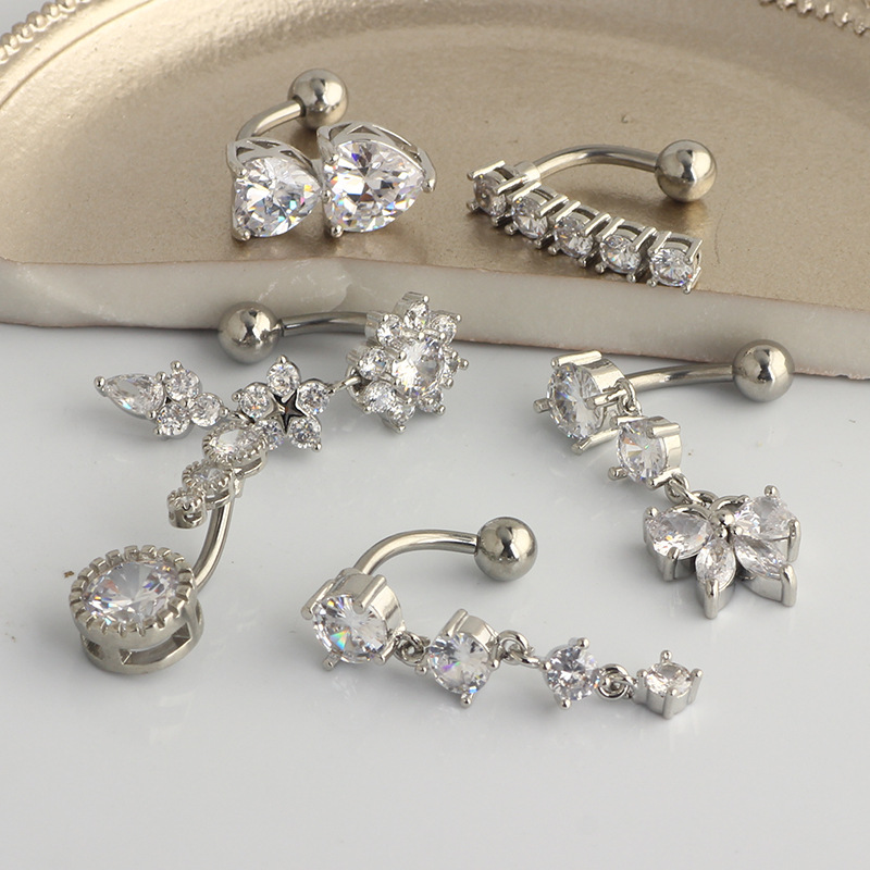 へそピアス ダングルベリーリング サージカルステンレス 14 - Body Jewelry Belly Button Rings のレビューと価格