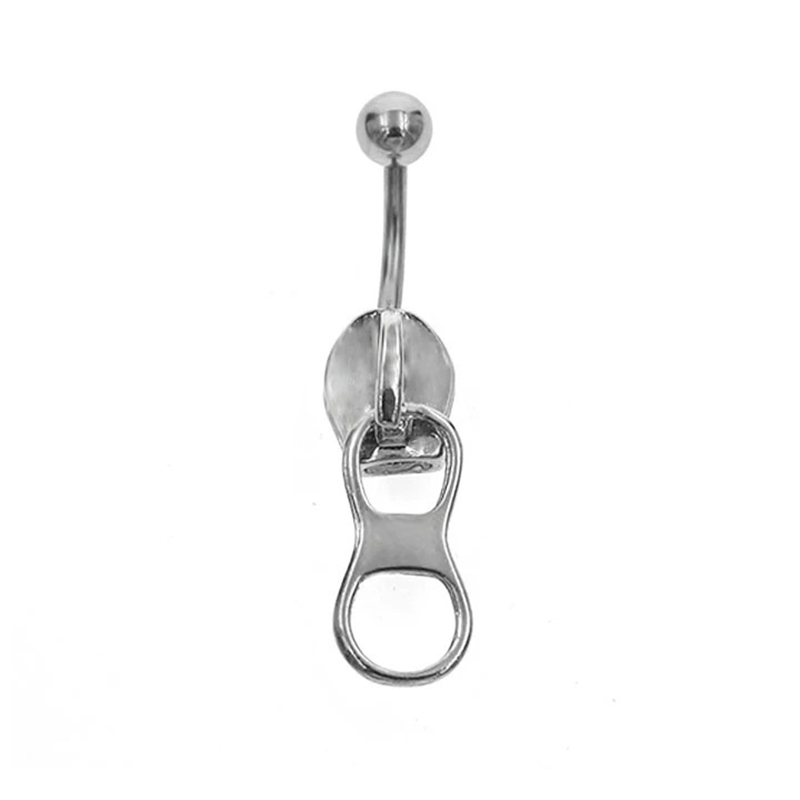 # 1Pc パンクへそリングステンレス鋼へそネイルクリエイテ - Body Jewelry Belly Button Rings のレビューと価格