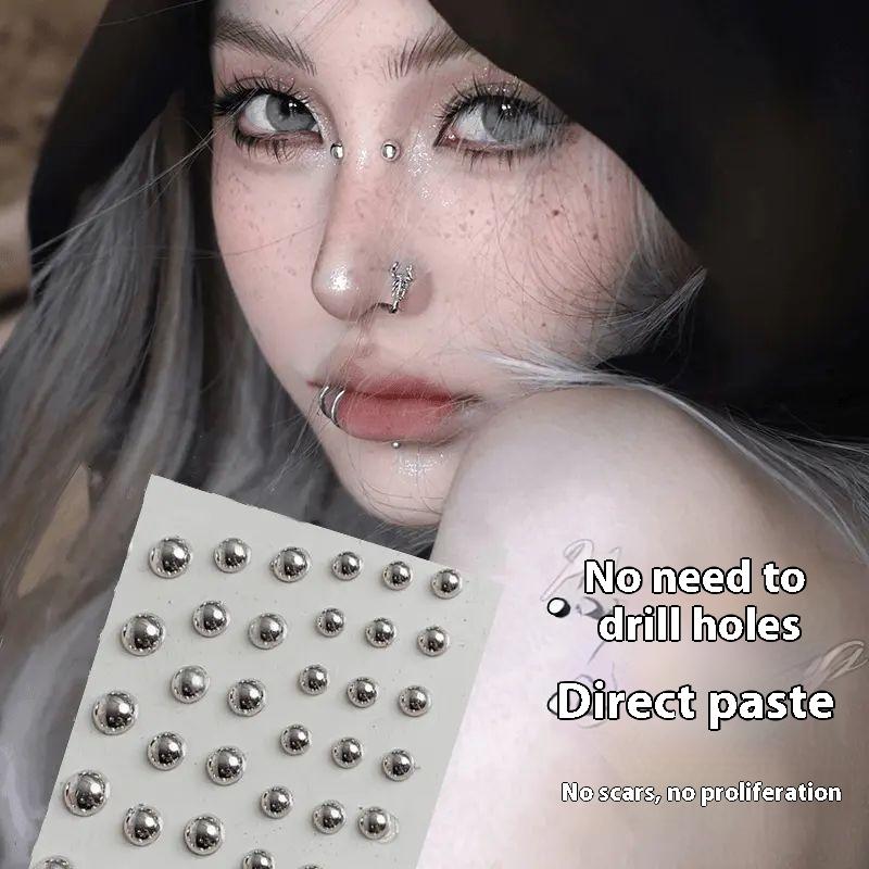 321 個非ピアスリップスタッドステッカー自己粘着防水再利用 - Body Jewelry Waterproof のレビューと価格