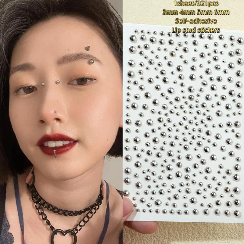 321 個非ピアスリップスタッドステッカー自己粘着防水再利用 - Body Jewelry Waterproof のレビューと価格