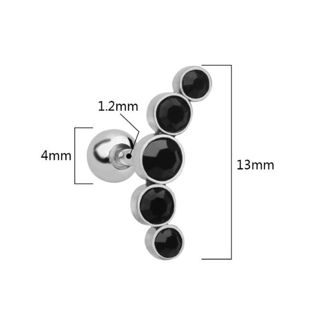 1個入り ファッション 16G ステンレス鋼 バー スタッド - Body Jewelry Ear のレビューと価格
