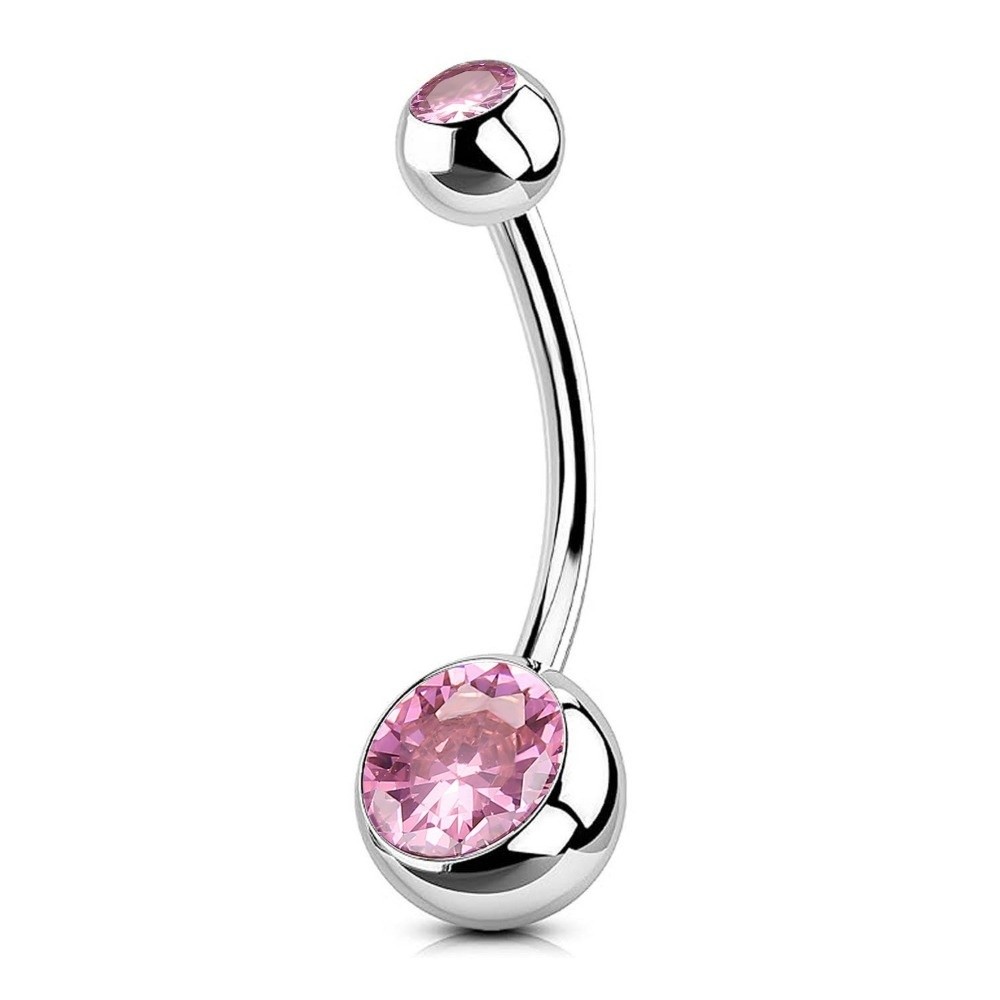 高品質チタン素材のへそピアス、カーブしたダングルデザイン、ボ - Body Jewelry Quality のレビューと価格