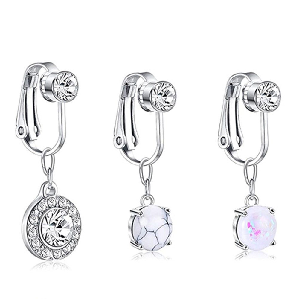ビーチアクセサリー ノンピアス 軟骨クリップ へそピアス フ - Body Jewelry Belly Button Rings のレビューと価格