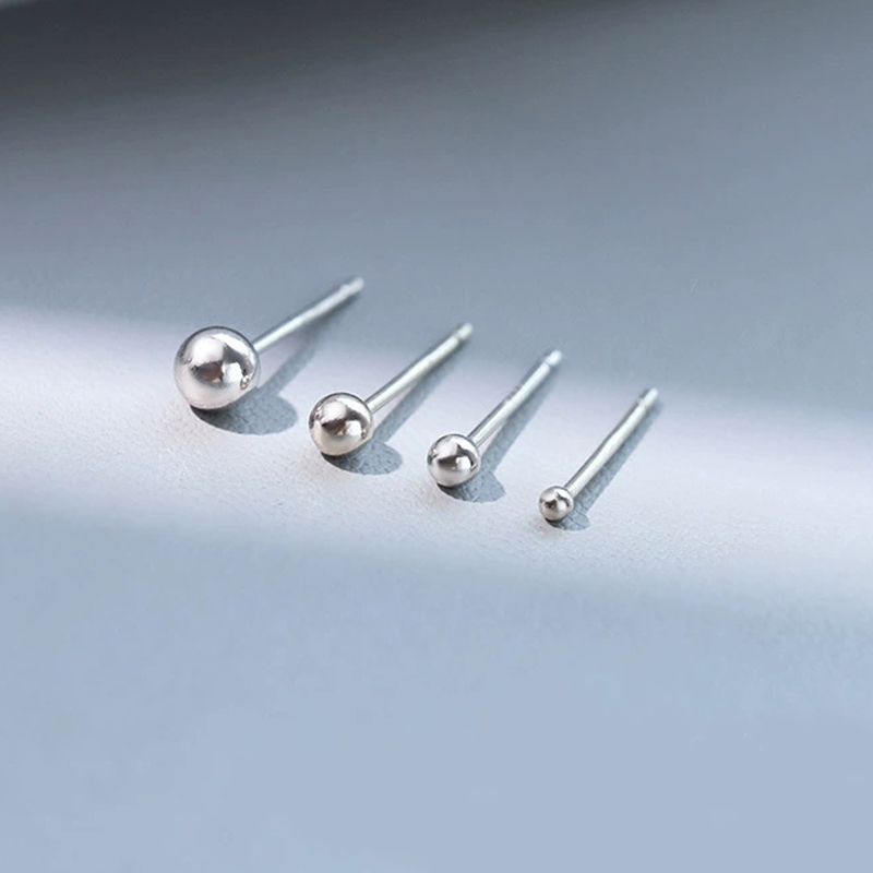 925 シルバーニードルピアス骨ユニセックスミニクラシックス - Body Jewelry Ear のレビューと価格