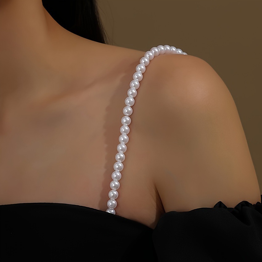 女性用のエレガントなヴィンテージ風イミテーションパールショル - Body Jewelry Online のレビューと価格
