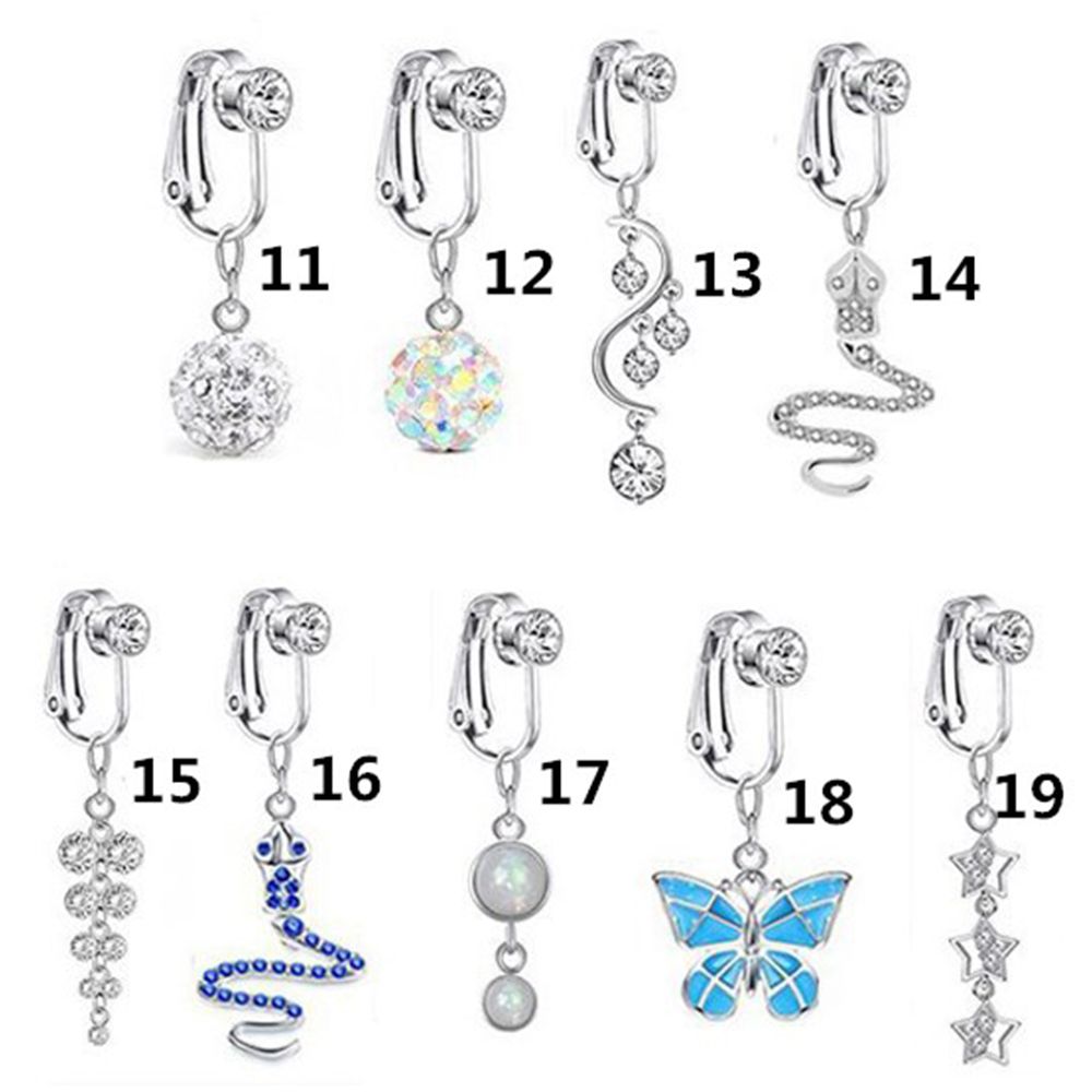 ビーチアクセサリー　へそピアス　軟骨クリップ　ノンピアス　ボ - Body Jewelry Belly Button Rings のレビューと価格